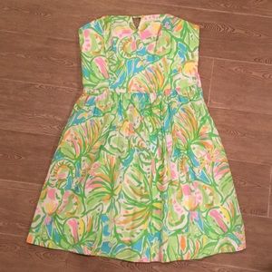 Like New! Lilly Pulitzer Richelle Strapless Dress